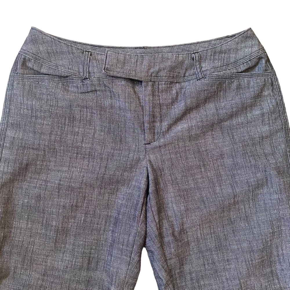 Christopher & Banks Grey Tweed Cropped Dress Pant 4 - Picture 2 of 11